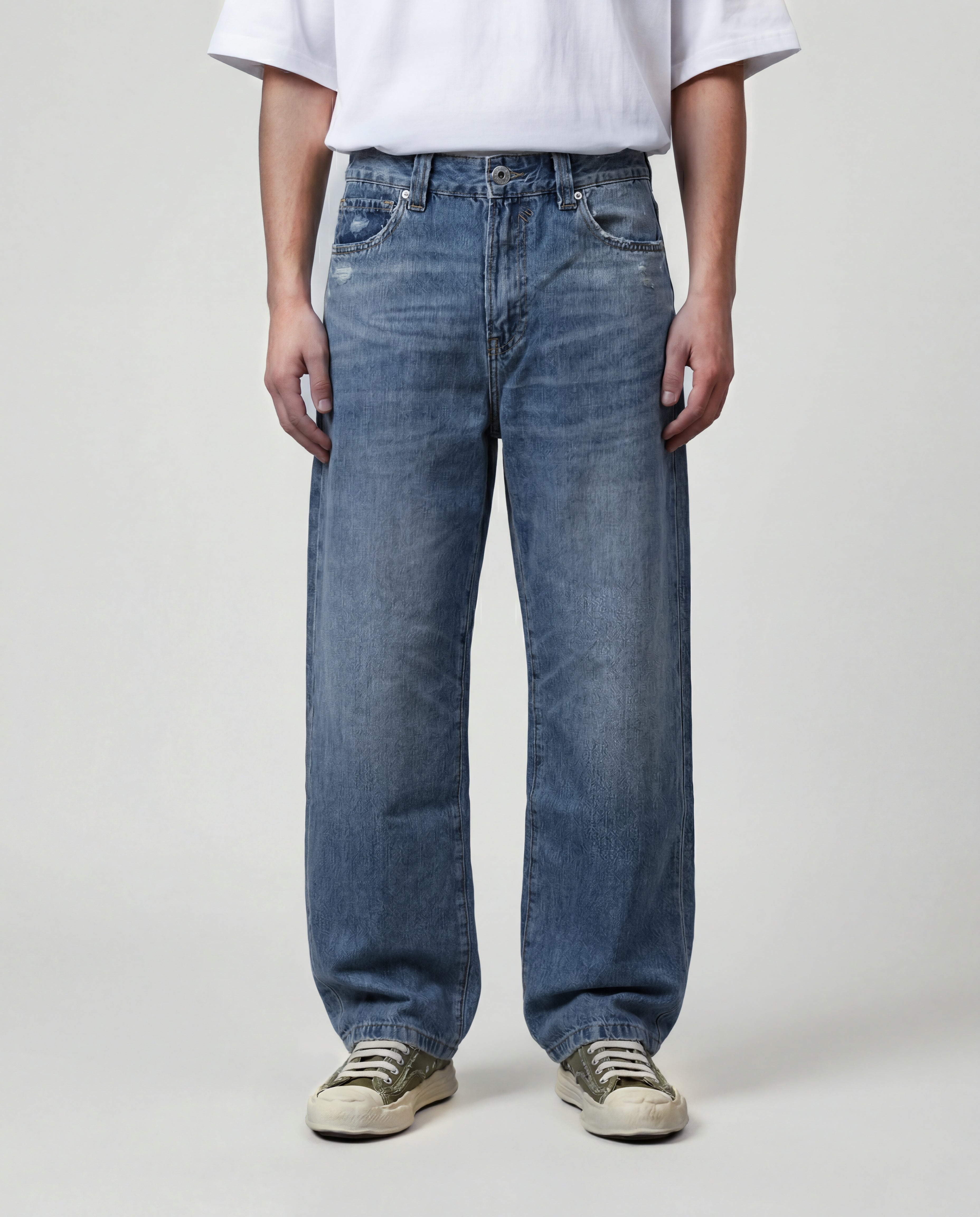 JEANS BAGGY DENIM - LAVAGGIO SCURO