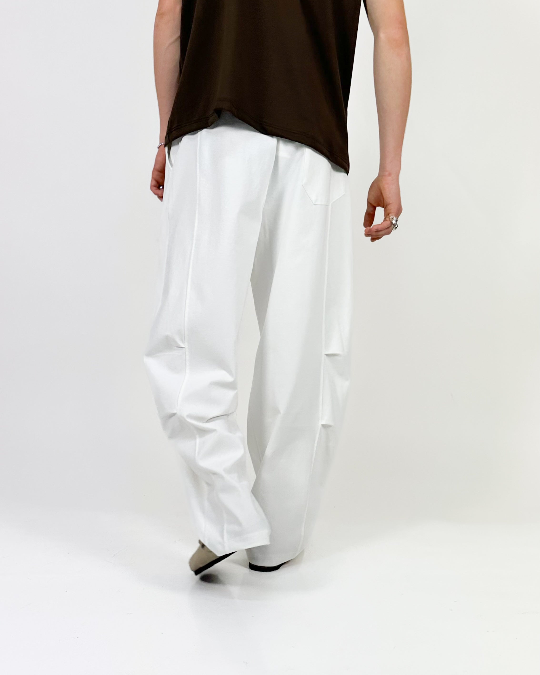 PANTALONE BALLOON - BIANCO LATTE