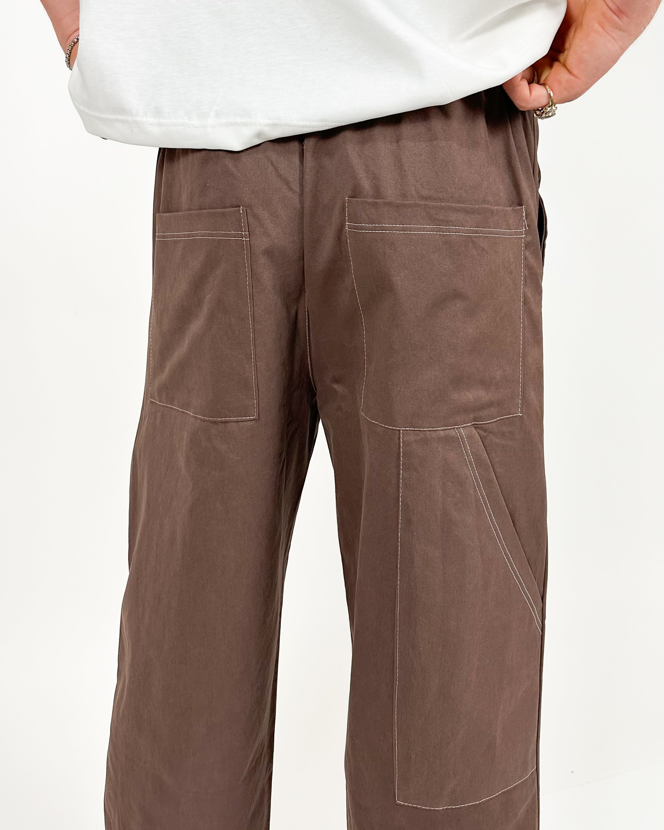 PANTALACCIO WORKER - CIOCCOLATO