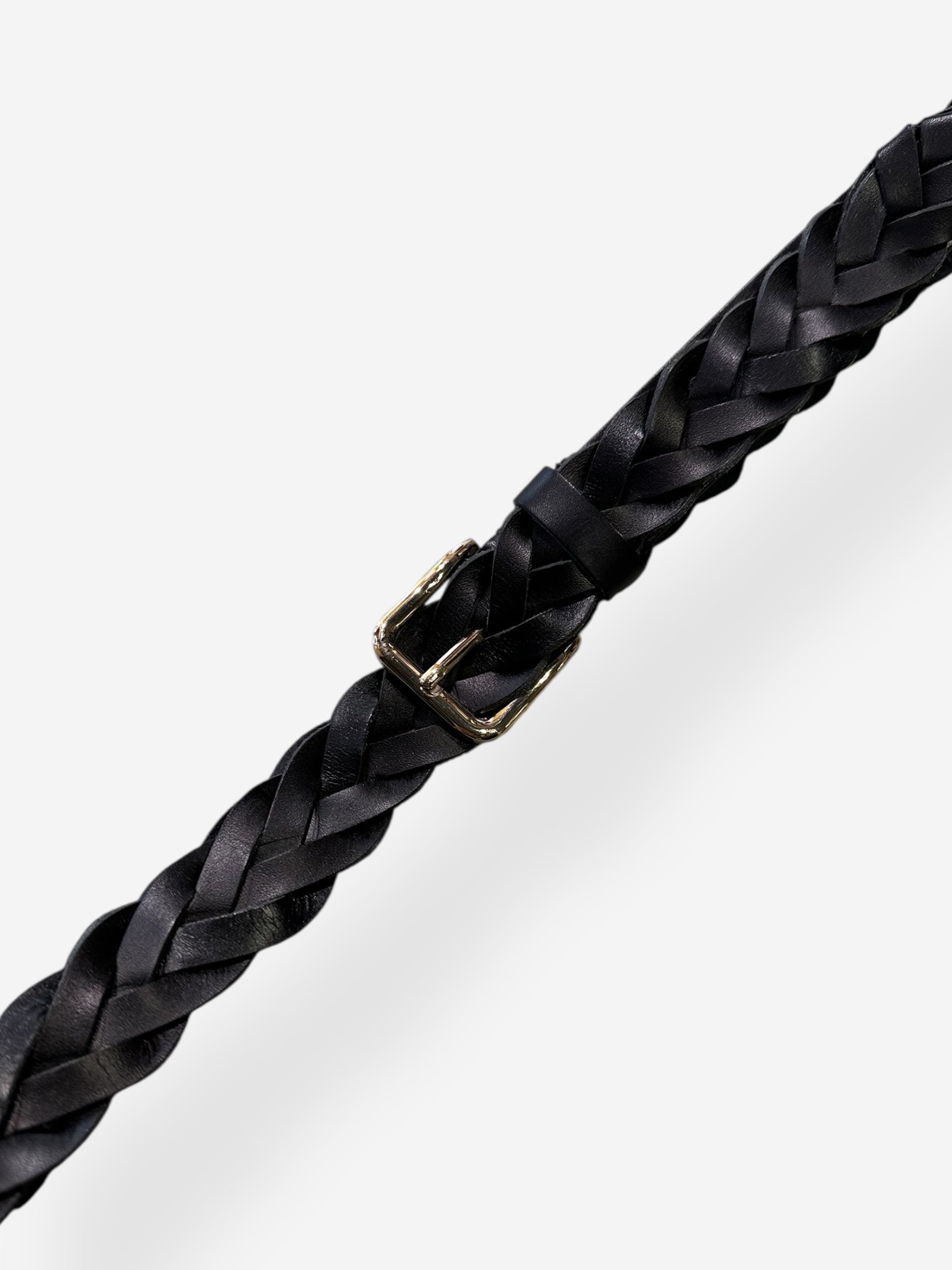 CINTURA IN PELLE INTRECCIATA