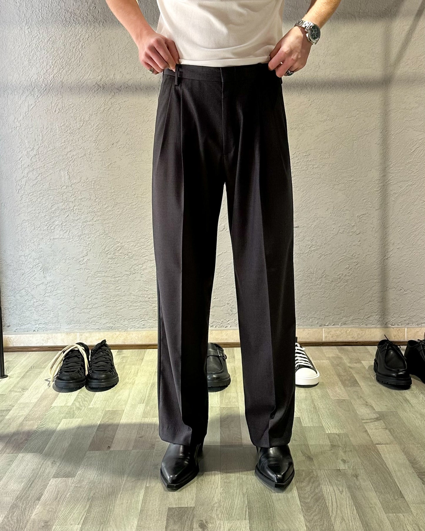 PANTALONE CLASSY - GRIGIO SCURO