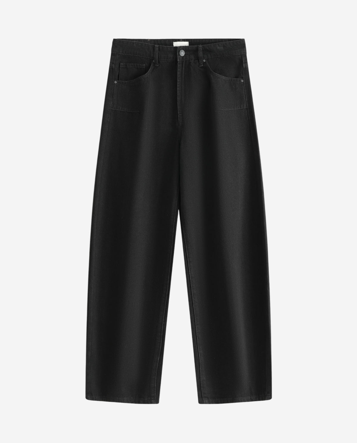 Jeans balloon nero - frontale