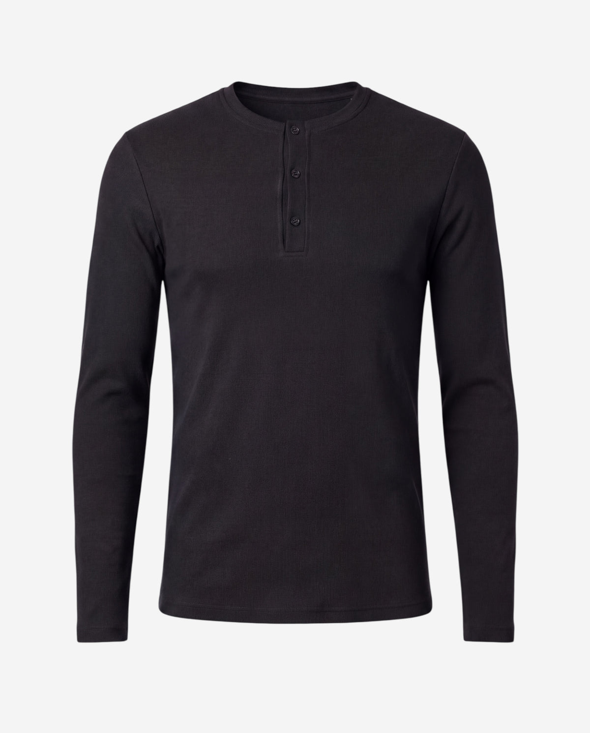 MAGLIA SERAFINO A COSTINE - NERO