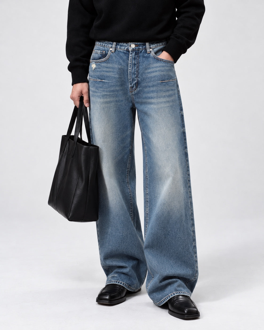 Jeans balloon FRILIVIN indossato