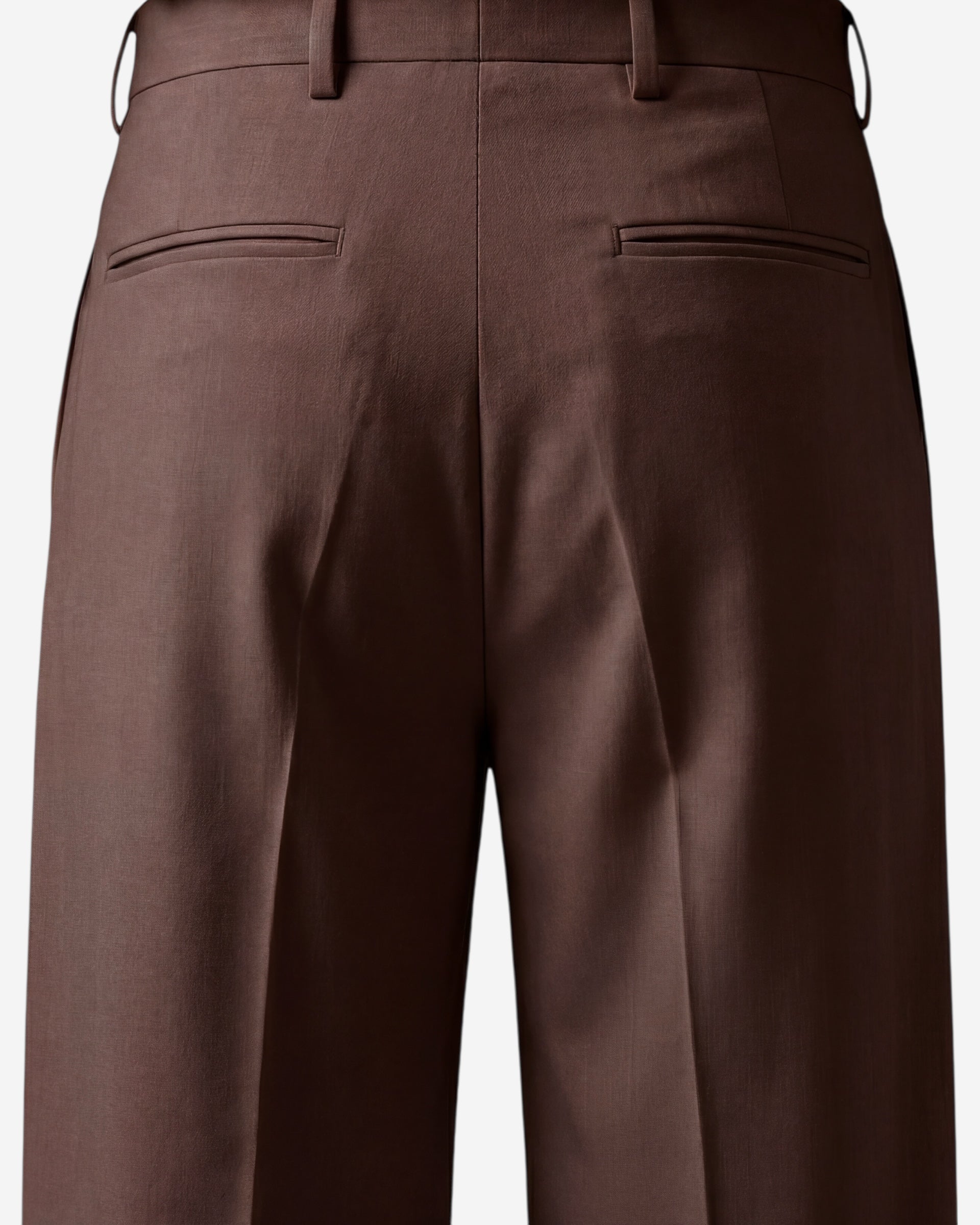 PANTALONE WIDE PENCE - MARRONE