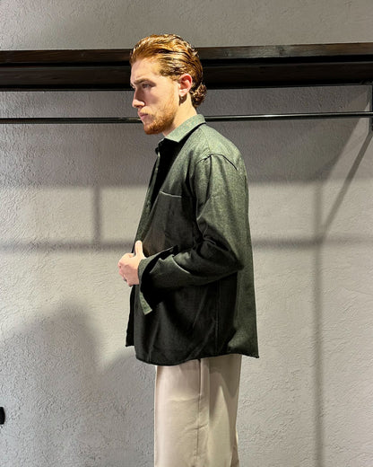 CAMICIA IN FLANELLA SPIGATA