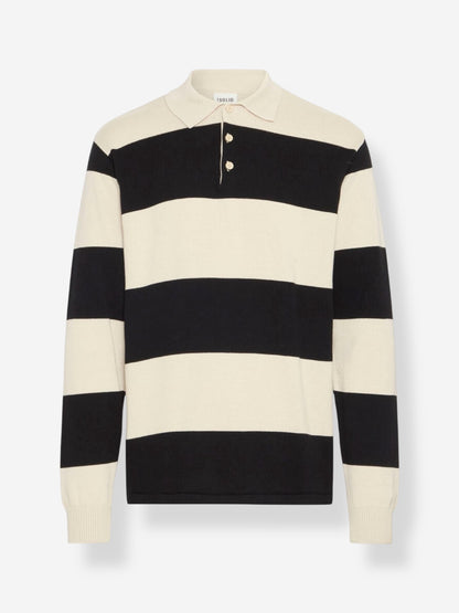 POLO A RIGHE FIT OVER