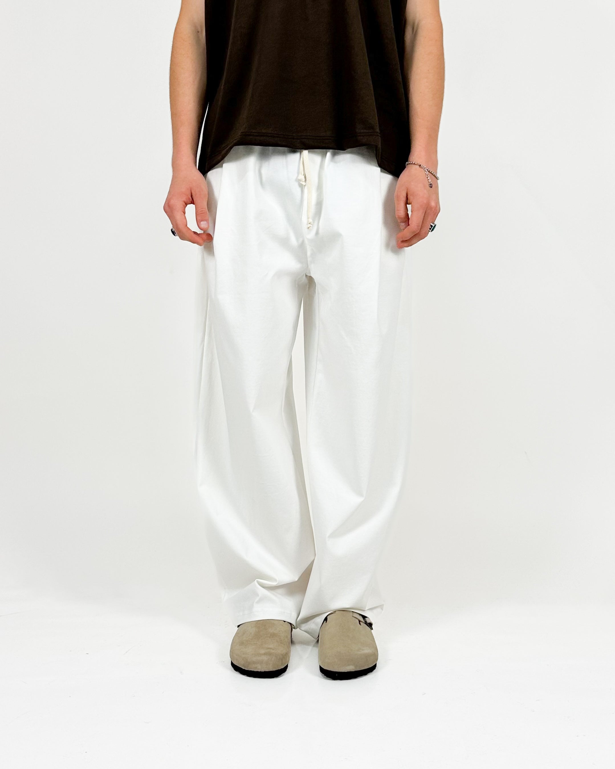 PANTALONE BALLOON - BIANCO LATTE