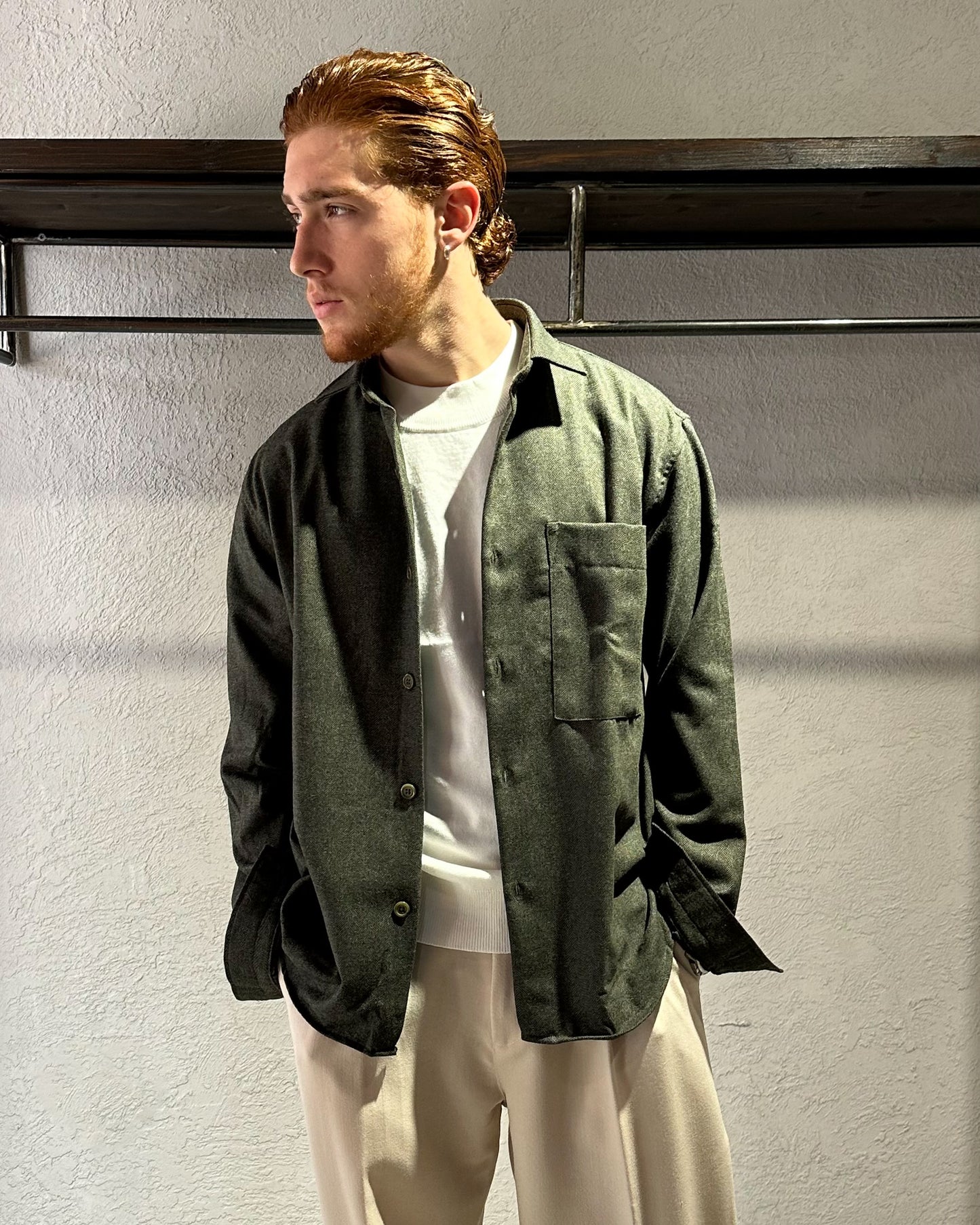 CAMICIA IN FLANELLA SPIGATA