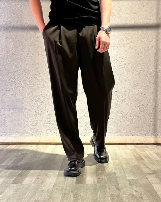 PANT AMPIO VERDE SCURO