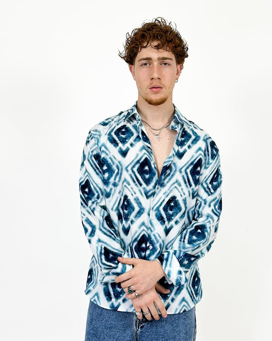 CAMICIA OVER IN VISCOSA