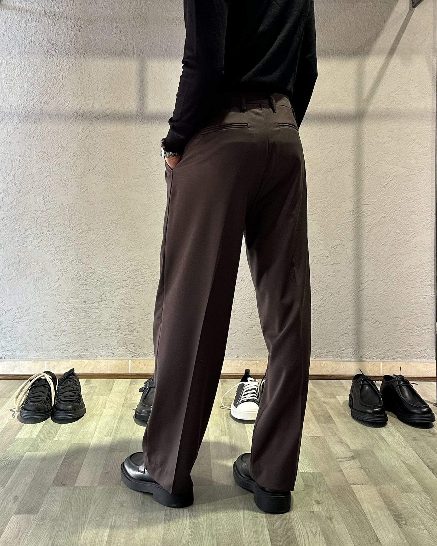 PANTALONE CLASSY - MARRONE