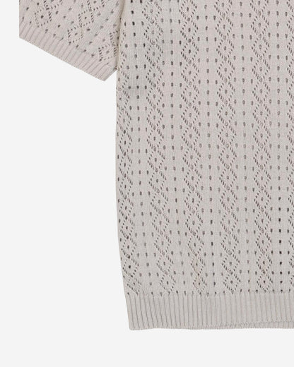 MAGLIA TRAFORATA A MANICA CORTA