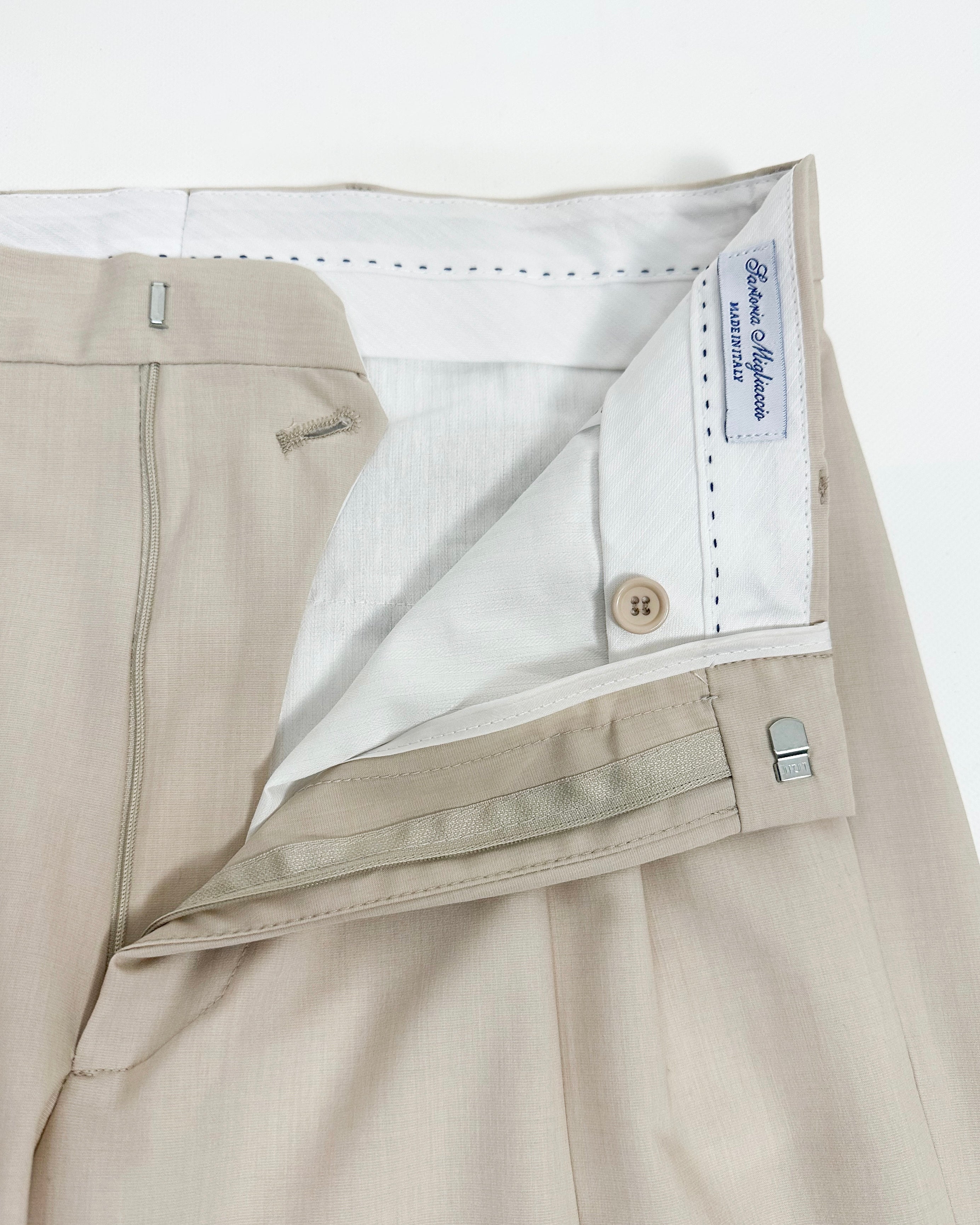 PANTALONE WIDE PENCE SABBIA