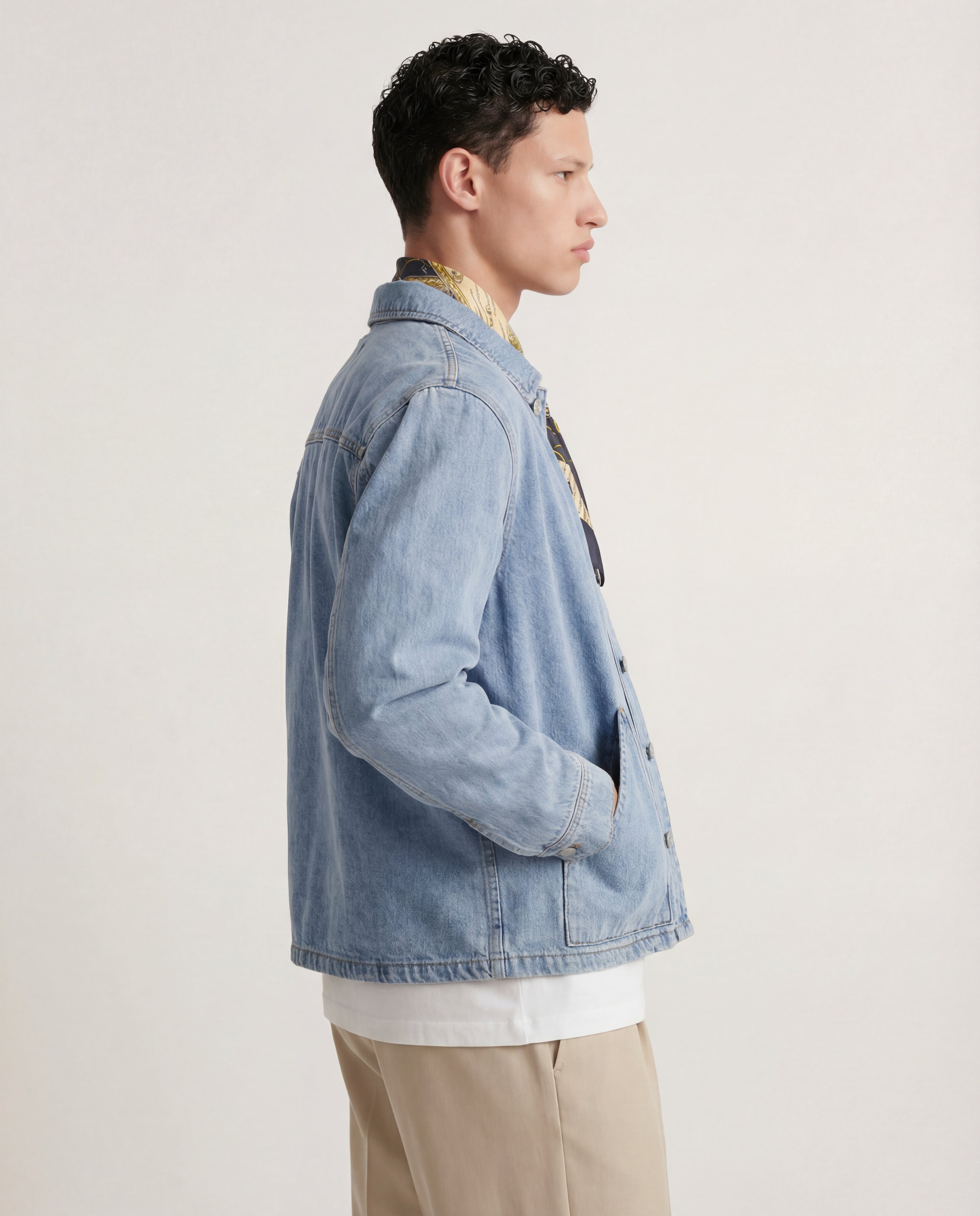GIACCA DENIM LIGHT WASH