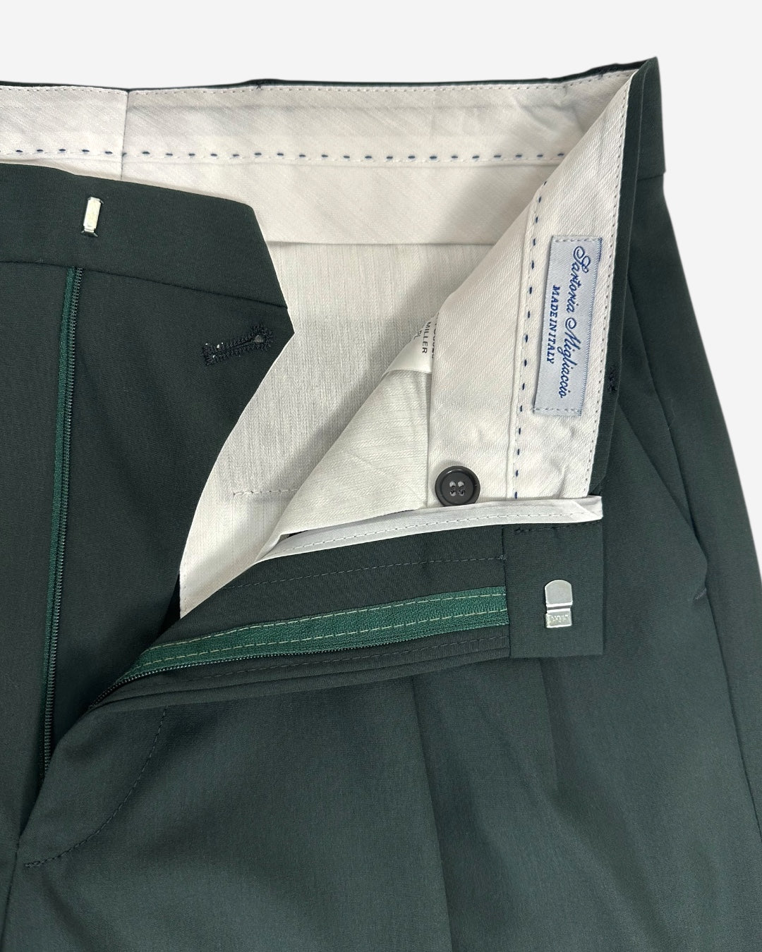 PANTALONE WIDE PENCE - VERDE INGLESE