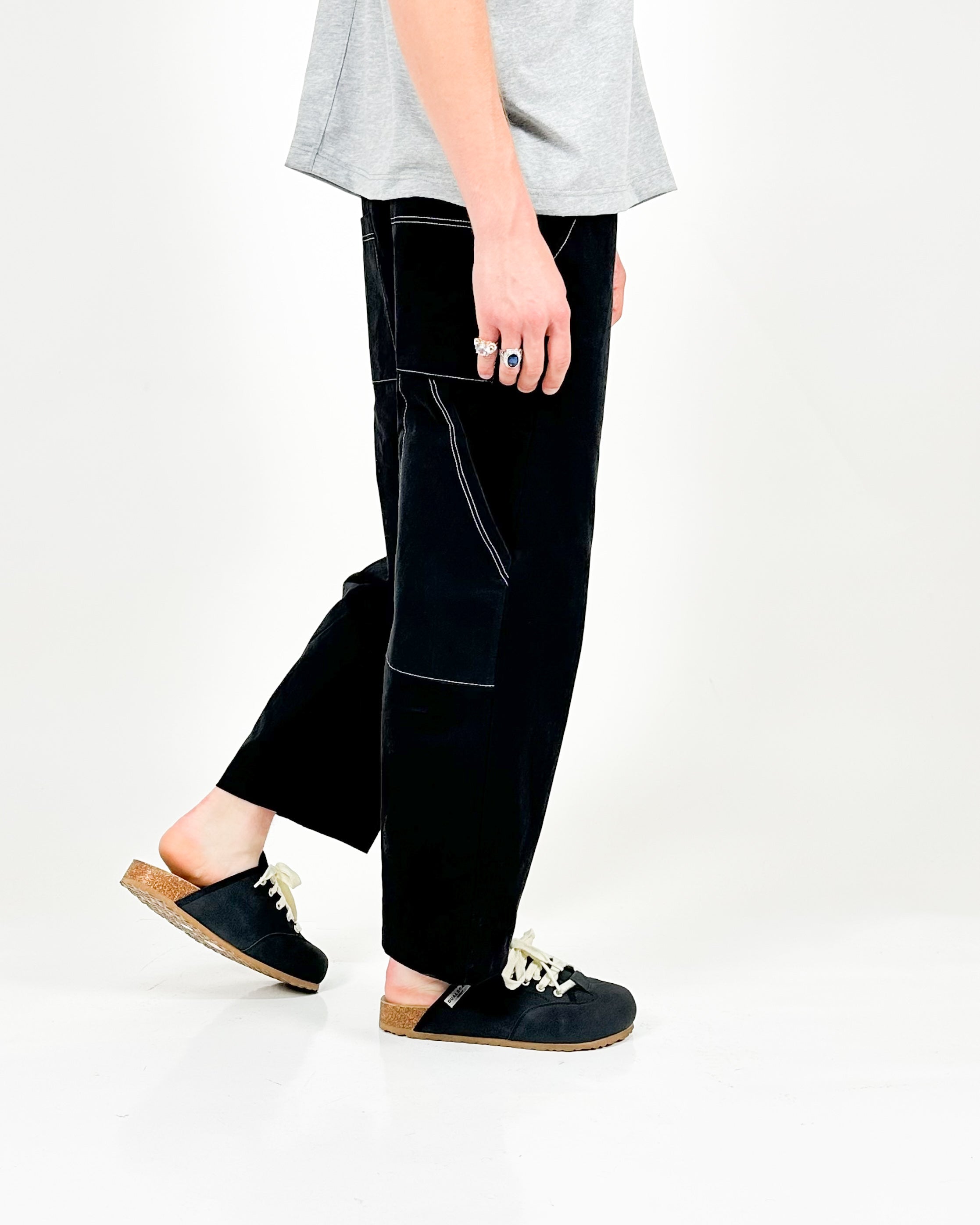 PANTALACCIO WORKER - NERO