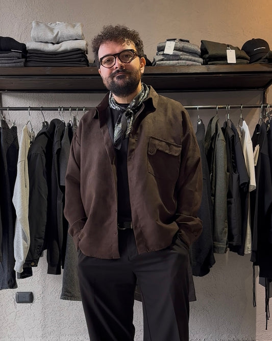 CAMICIA DAINO - TESTA DI MORO