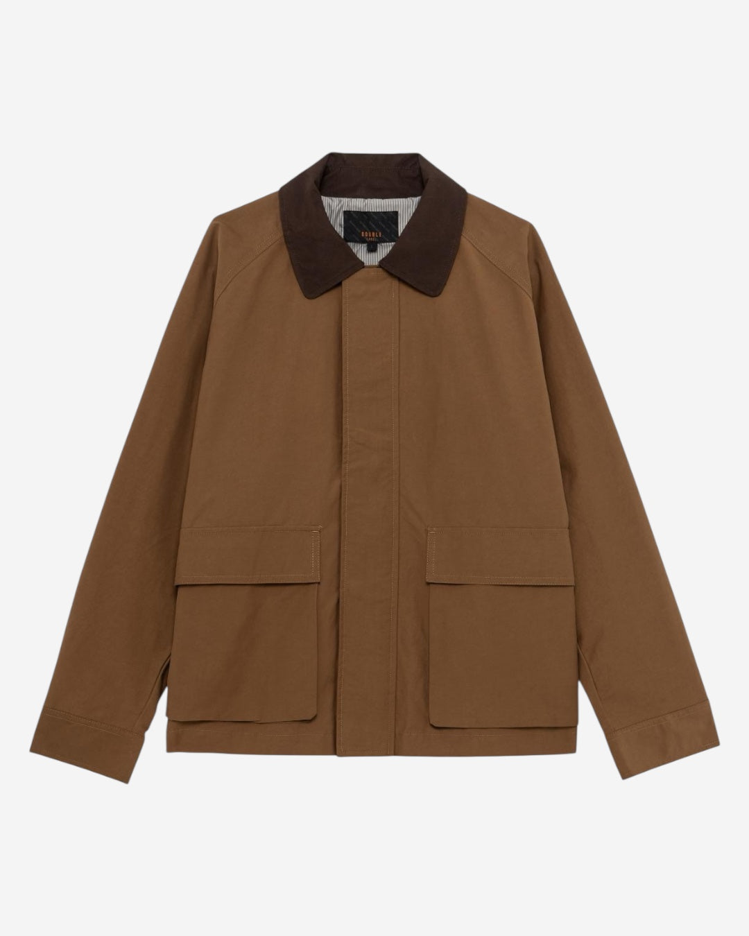 GIACCA OVERSIZE CON COLLO A CONTRASTO