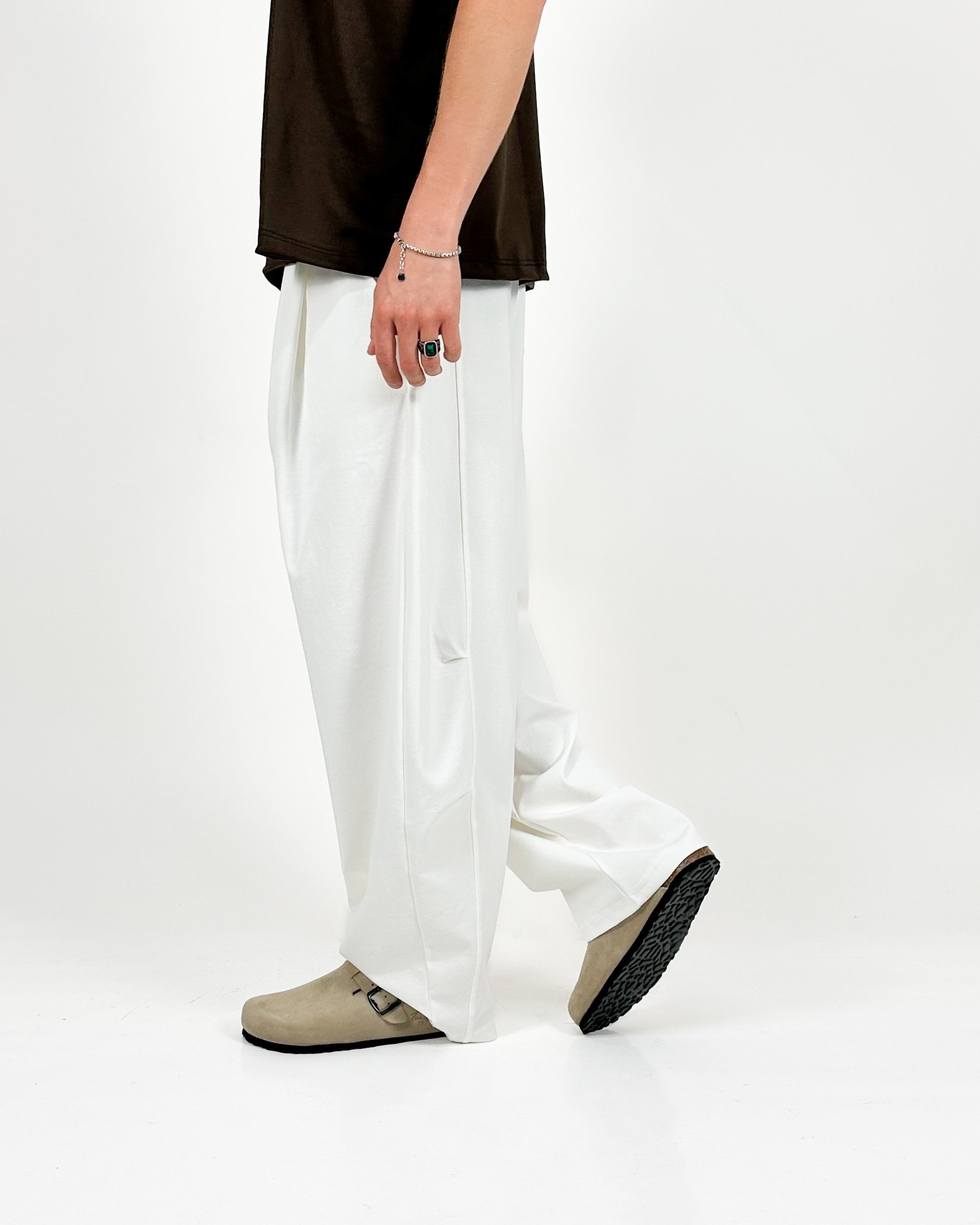 PANTALONE BALLOON - BIANCO LATTE