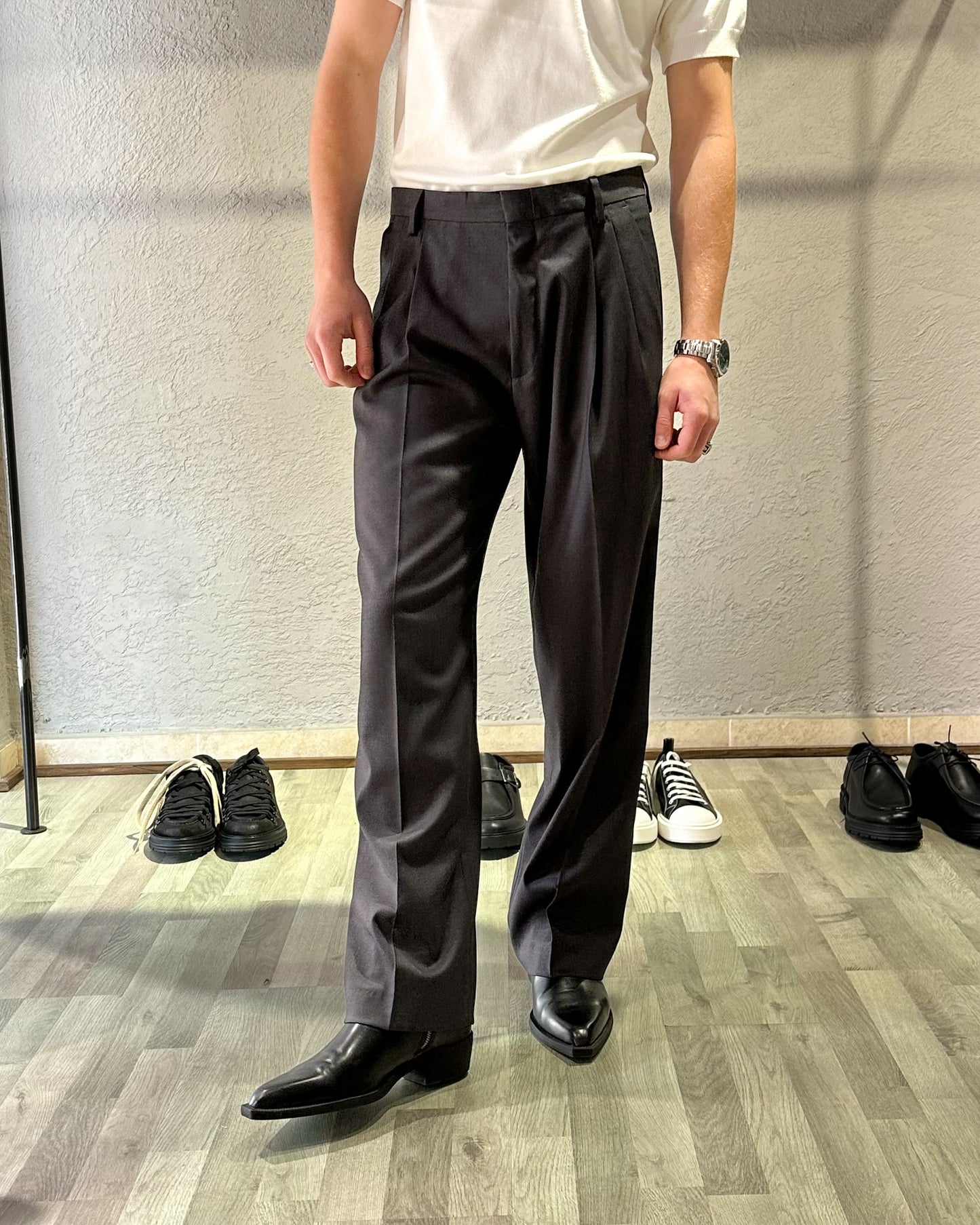 PANTALONE CLASSY - GRIGIO SCURO