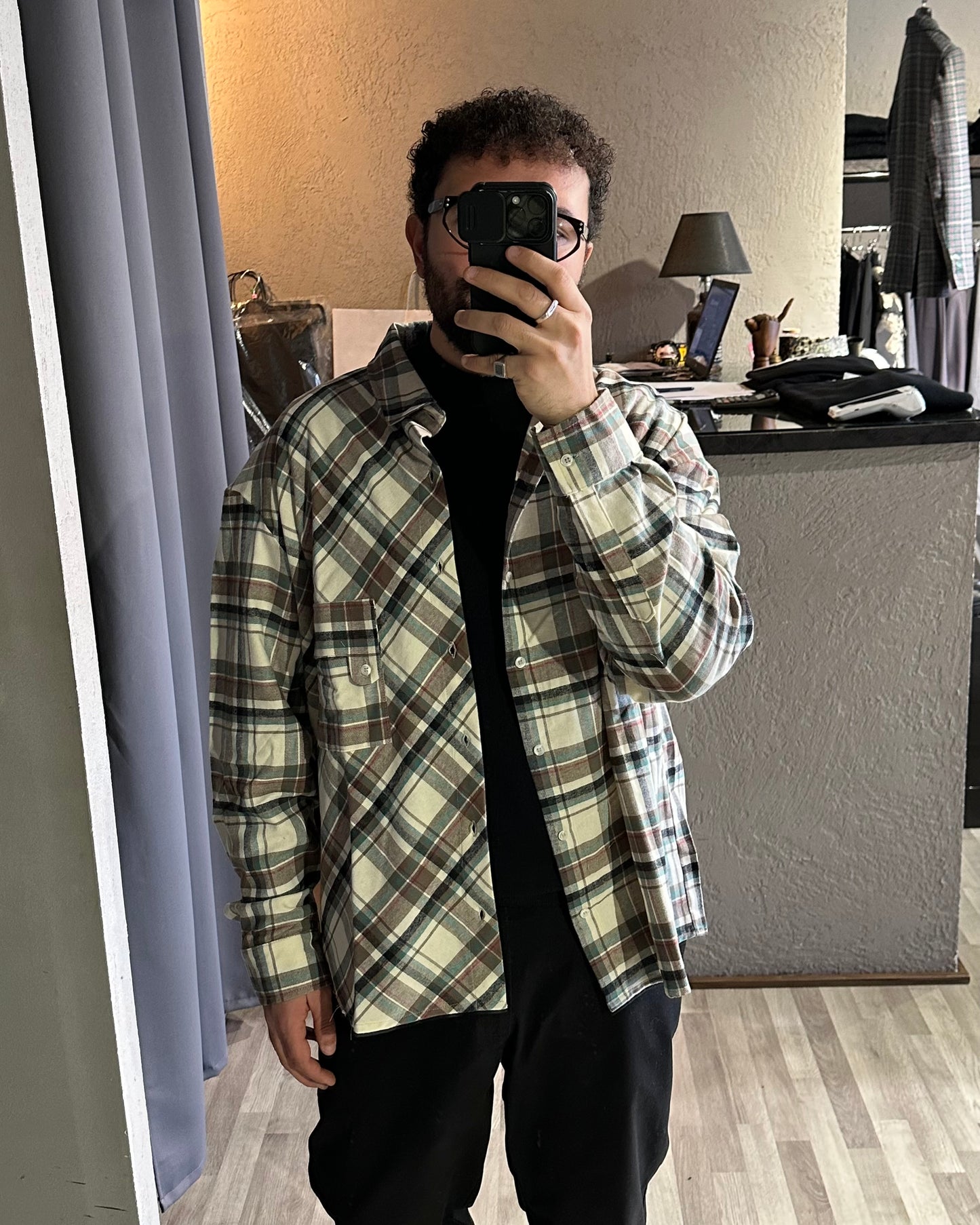 CAMICIA OVER IN FLANELLA