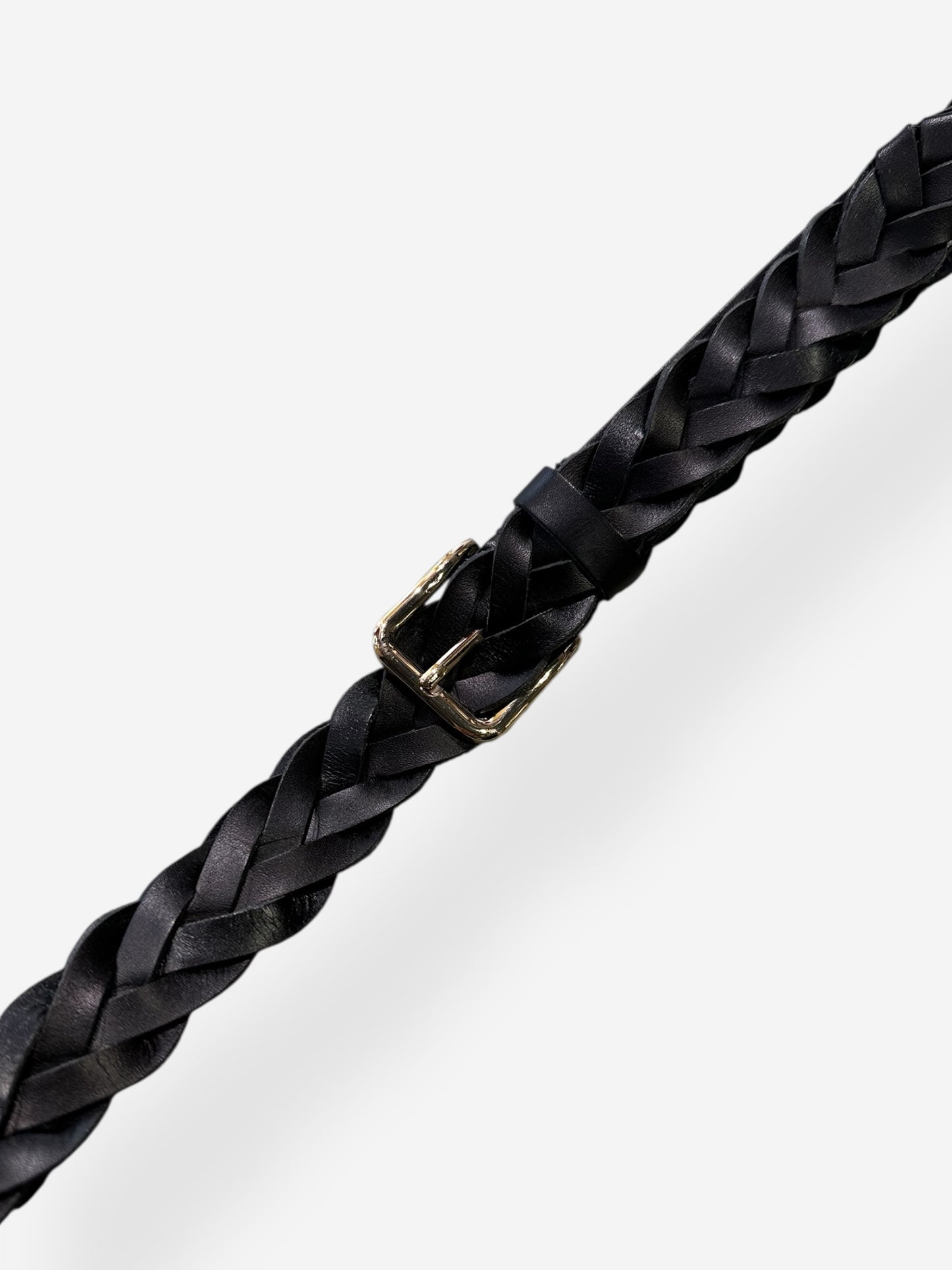 CINTURA IN PELLE INTRECCIATA