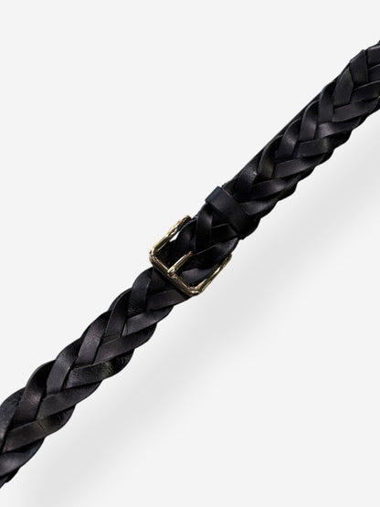 CINTURA IN PELLE INTRECCIATA