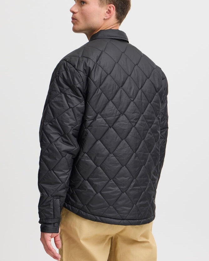 Giacca SOLID nera indossata posteriore