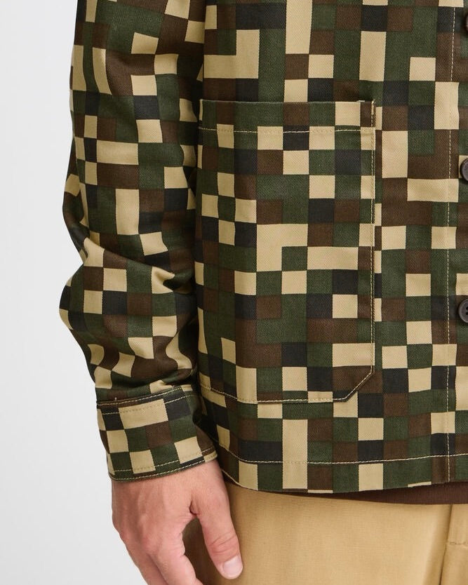 GIACCA IN COTONE CON PATTERN GEOMETRICO