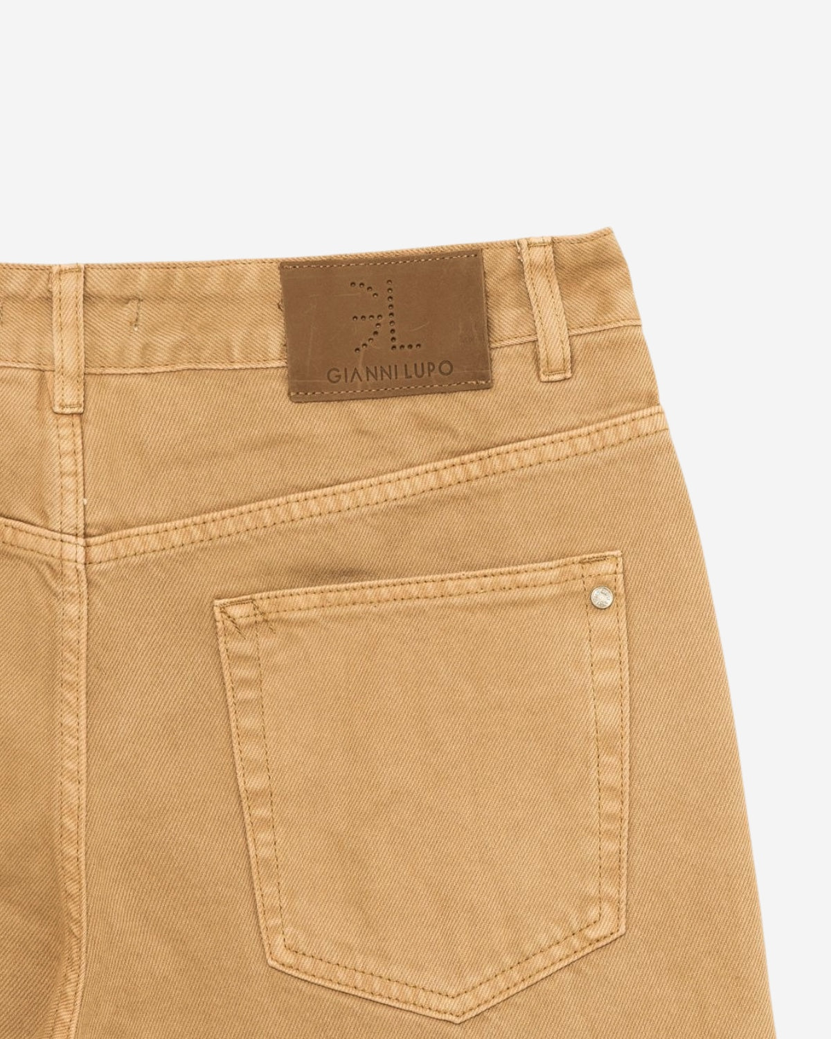 JEANS WIDE FIT - CAMEL