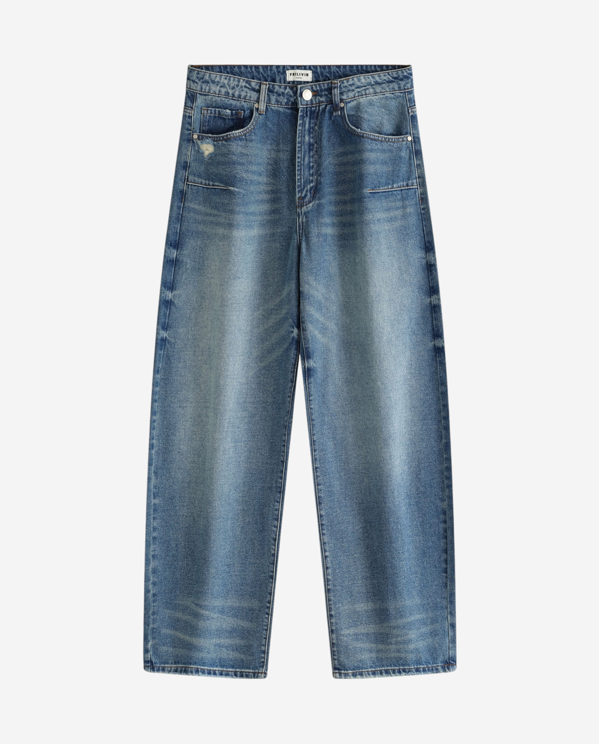 Jeans balloon FRILIVIN blu fronte