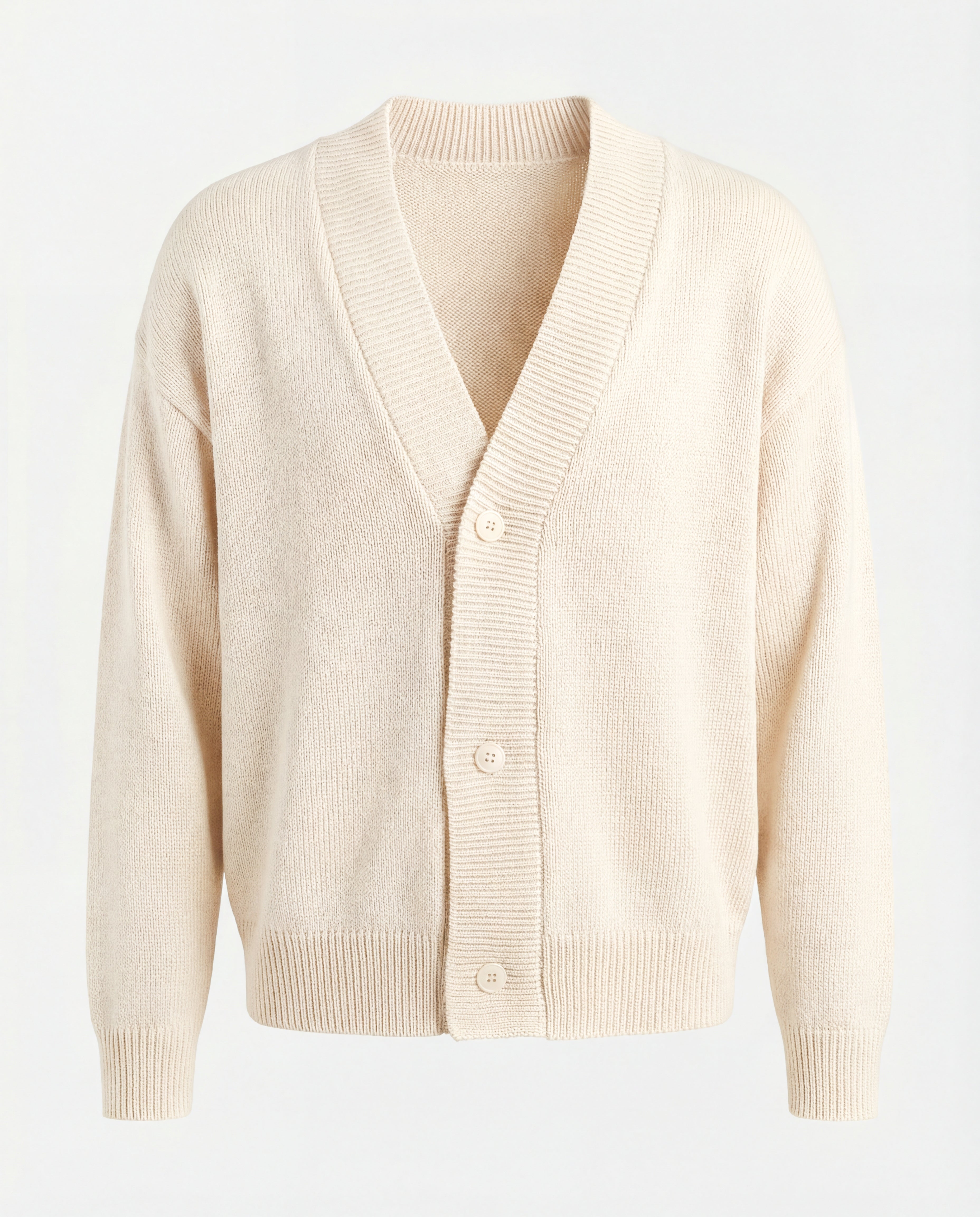 CARDIGAN ESSENTIAL FIT - PANNA