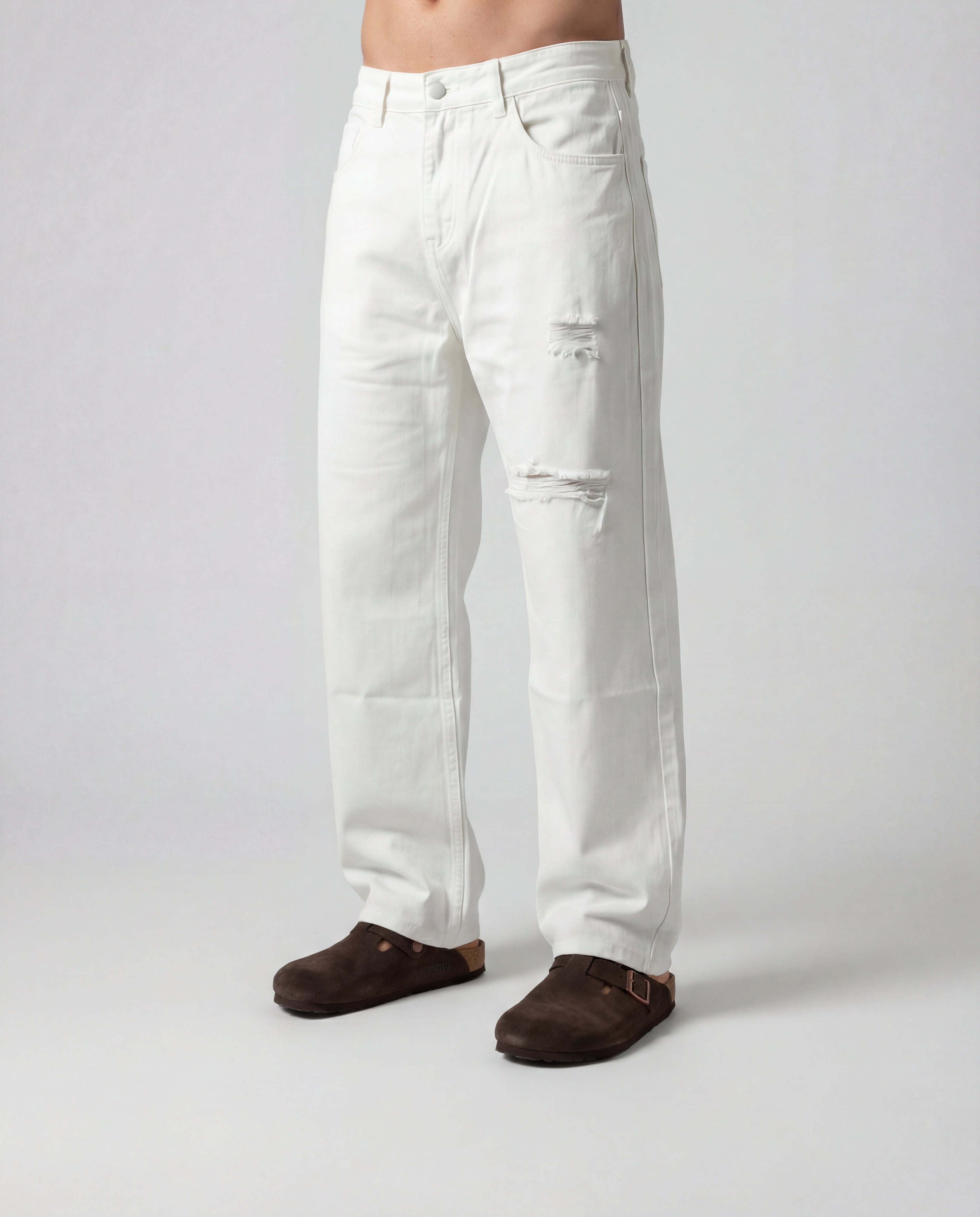 JEANS WHITE DESTROY